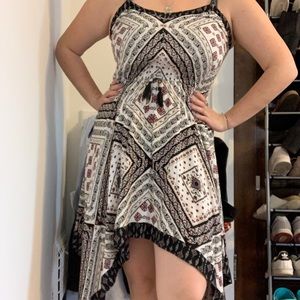 American rag patterned dress